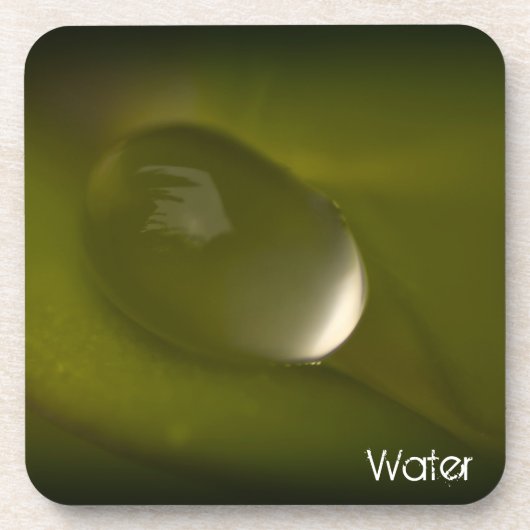 Water Drop Cork Onderzetter 2 (Voorkant)