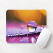Water Drop Dewdrop Natuur Serene Kalm Muismat (Met muis)