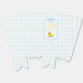 Water Droplets Gingham Boy Baby Shower Thank You Bedankdoosjes (Ongevouwen)