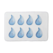 Water Drops Design Badmat (Voorkant)
