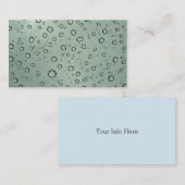 Water druppels Visitekaartjes (Voorkant / Achterkant)