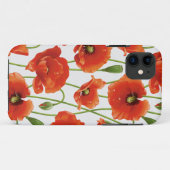 water druppelt op schattige papavers Case-Mate iPhone case (Achterkant (horizontaal))