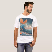 Water Eagle Wit T-Shirt – Stijl met Stijl (Voorkant volledig)