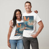 Water Eagle Wit T-Shirt – Stijl met Stijl (Unisex)