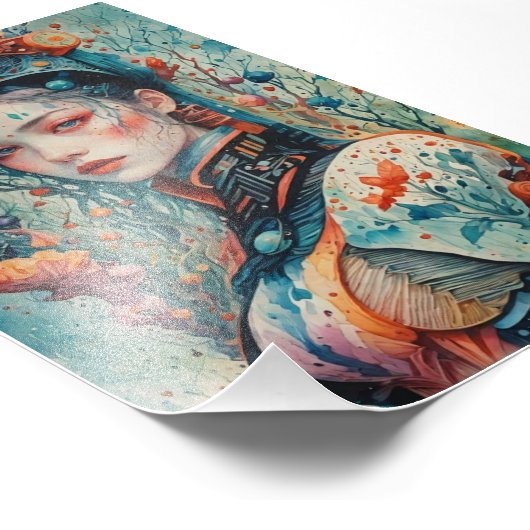 water eerlijk foto afdruk (Hoek)