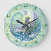 Water Element Fee Fantasie Kunst Klok