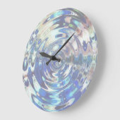 WATER Element Ripple Patroon Grote Klok (Hoek)