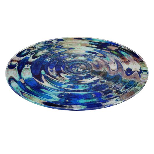 WATER Element Ripple Patroon Snijplank (Hoek)