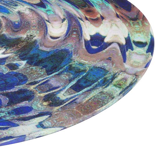 WATER Element Ripple Patroon Snijplank (Hoek)