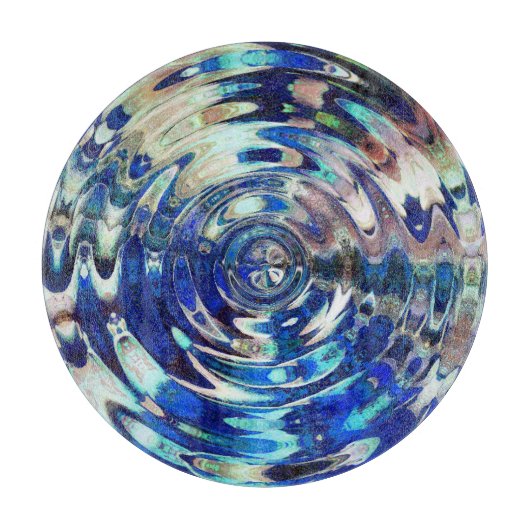 WATER Element Ripple Patroon Snijplank (Voorkant)