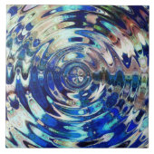 WATER Element Ripple Patroon Tegeltje (Voorkant)
