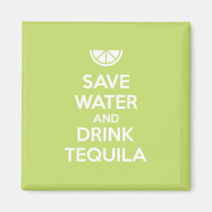 Water en Drink in Tequila opslaan Magneet