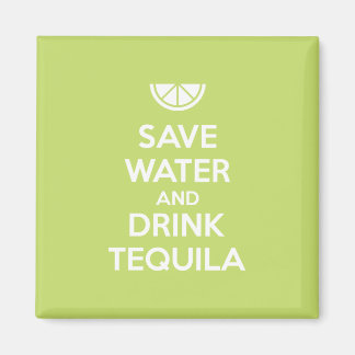 Water en Drink in Tequila opslaan Magneet