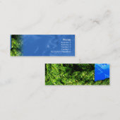 Water en gras - Skinny Mini Visitekaartje (Voorkant / Achterkant)