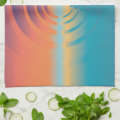 water en horizon theedoek (Gevouwen)