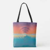 water en horizon tote bag (Achterkant)