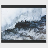 Water en ijs cadeaupapier (Vlak)