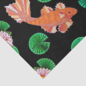 Water- en koi-visweefsel tissuepapier (Detail)
