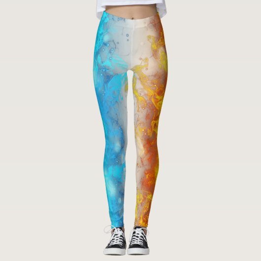 Water en licht leggings (Voorkant)