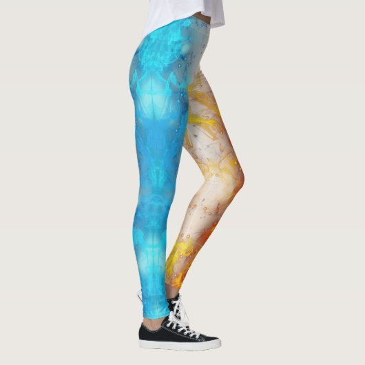 Water en licht leggings (Rechts)