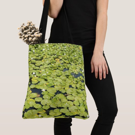 Water en Lily Tote Bag (Dichtbij)