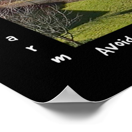 Water en Natuur beschermen Poster (Hoek)