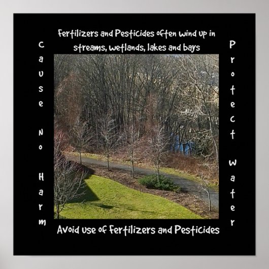 Water en Natuur beschermen Poster (Voorkant)