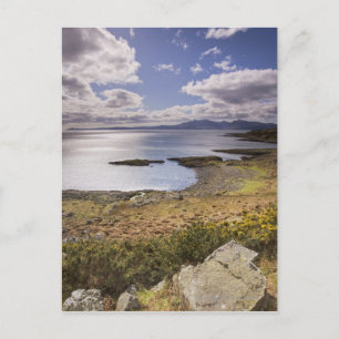 Water en uitzicht aan de kust in Bute, Argyll, Sch Briefkaart