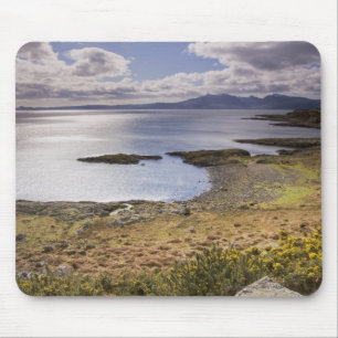 Water en uitzicht aan de kust in Bute, Argyll, Sch Muismat