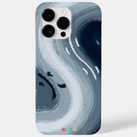 Water en vuur zijn als Yin en Yang in harmonie. Case-Mate iPhone Case (Achterkant)
