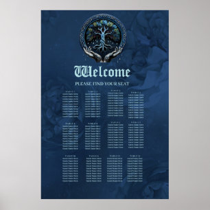 Water en wijsheid: de mystieke Keltische levensboo Poster