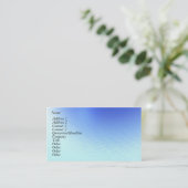 Water en wind visitekaartje (Staand voorkant)