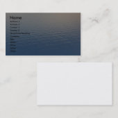 Water en wind visitekaartje (Voorkant / Achterkant)