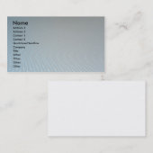 Water en wind visitekaartje (Voorkant / Achterkant)