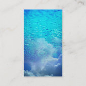 Water en wolken visitekaartje (Achterkant)