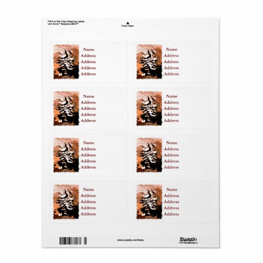 WATER ETIKET (Full Sheet)