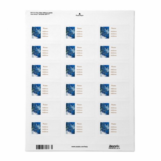 WATER ETIKET (Full Sheet)