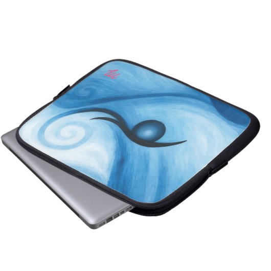 Water Eye electronics pouch Laptop Sleeve (Voorkant onderkant)