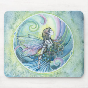 Water Fairy Art Mousepad beroemd gemaakt door Moll Muismat