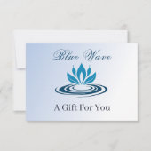 Water Feature Business Cadeaubon (Voorkant)