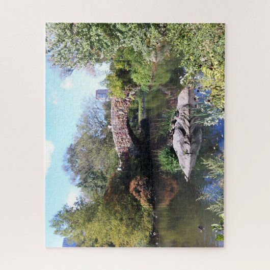 Water Feature Central Park New York Legpuzzel (Verticaal)