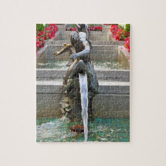 Water Feature New York Legpuzzel (Verticaal)