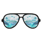 Water Feature Party Shades Aviator Zonnebril (Voorkant)