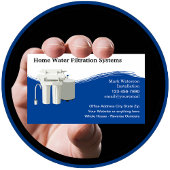 Water Filtration Systems Theme Business Cards Visitekaartje