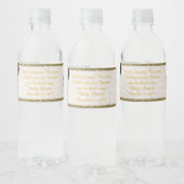 Water Fles Label tweeling meisje Afrikaans, wit, g Waterfles Etiket (Flessen)