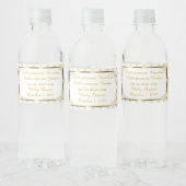 Water Fles Label tweeling meisje Afrikaans, wit, g Waterfles Etiket (Flessen)