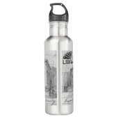 Water flesje 1924 Oorspronkelijke architectuur sch Waterfles (Achterkant)