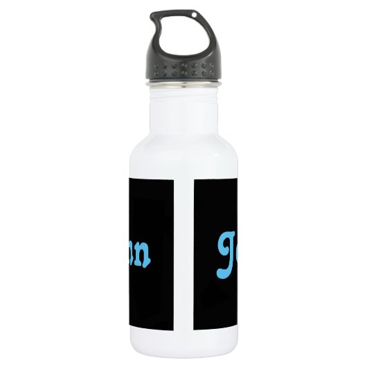 Water flesje John Waterfles (Achterkant)