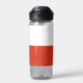 Water flesje met Chileense vlag Waterfles (Achterkant)