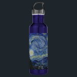 Water flesje met Van Gogh' Sterrennacht Waterfles<br><div class="desc">Blijf gehydrateerd in stijl met onze roestvrijstalen waterfles met een foto van Van Gogh's Sterrennacht. Deze waterfles is niet alleen functioneel, maar ook een mooie en unieke manier om je water mee te nemen. De afdruk van de Sterrennacht is een hoogwaardige reproductie van een van de beroemdste schilderijen van Vincent...</div>